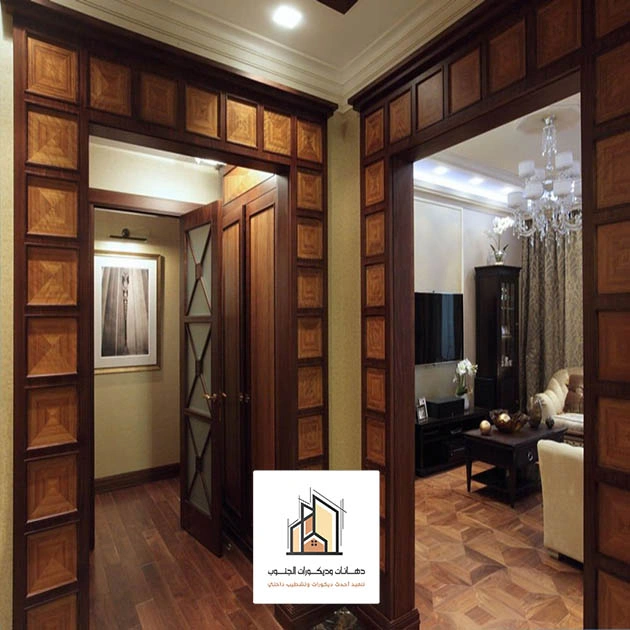 ديكور مداخل خشب خميس مشيط