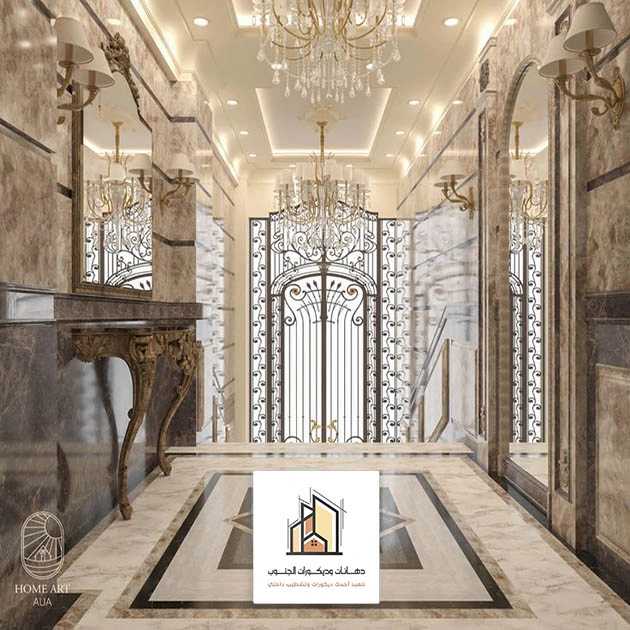 ديكور مداخل رخام ابها