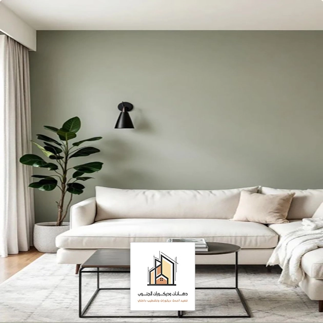دهانات داخلية صالات بالجنوب