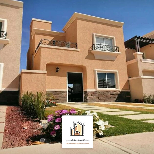 دهانات خارجية للمنازل ابها