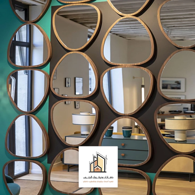 ديكور مرايا جدارية خميس مشيط