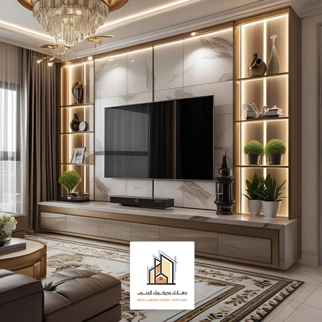 ديكور خلف الشاشه خميس مشيط